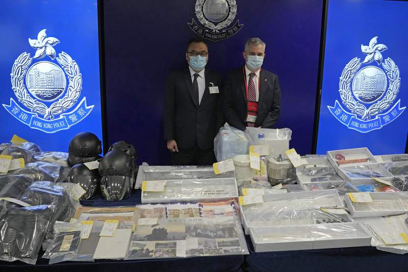 6 students among 9 arrested in alleged Hong Kong bomb plot