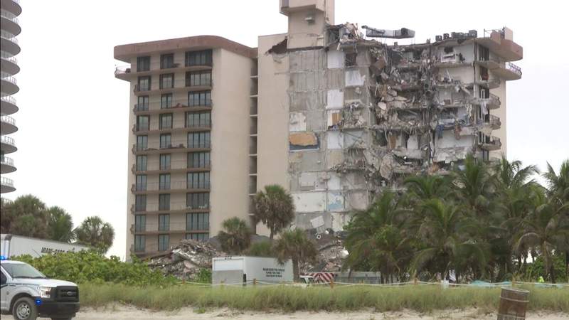 Colapso del edificio de Surfside: experto en demolición para usar explosivos