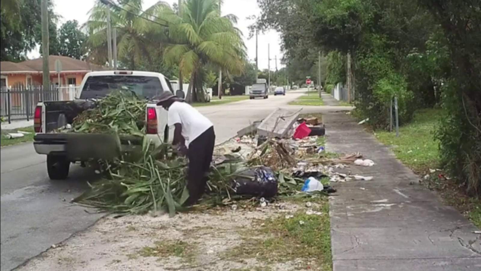 Caught on camera: Grandfather, grandson arrested for illegal dumping in NW Miami-Dade