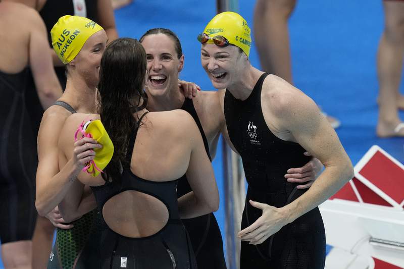 Untouchable: Aussie women continue 4x100 freestyle dominance