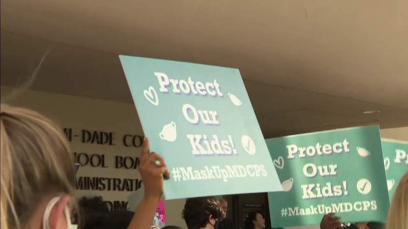 Miami-Dade school board approves mask mandate, defying state