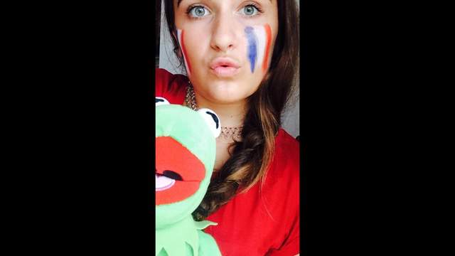 France fans share FIFA World Cup selfie