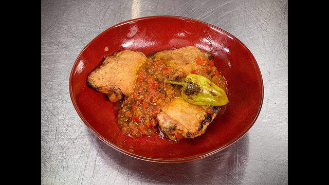 Braised Chicken Thighs With Pizza Spices When ready to make pizzas, preheat oven to 400°f (if you. braised chicken thighs with pizza spices