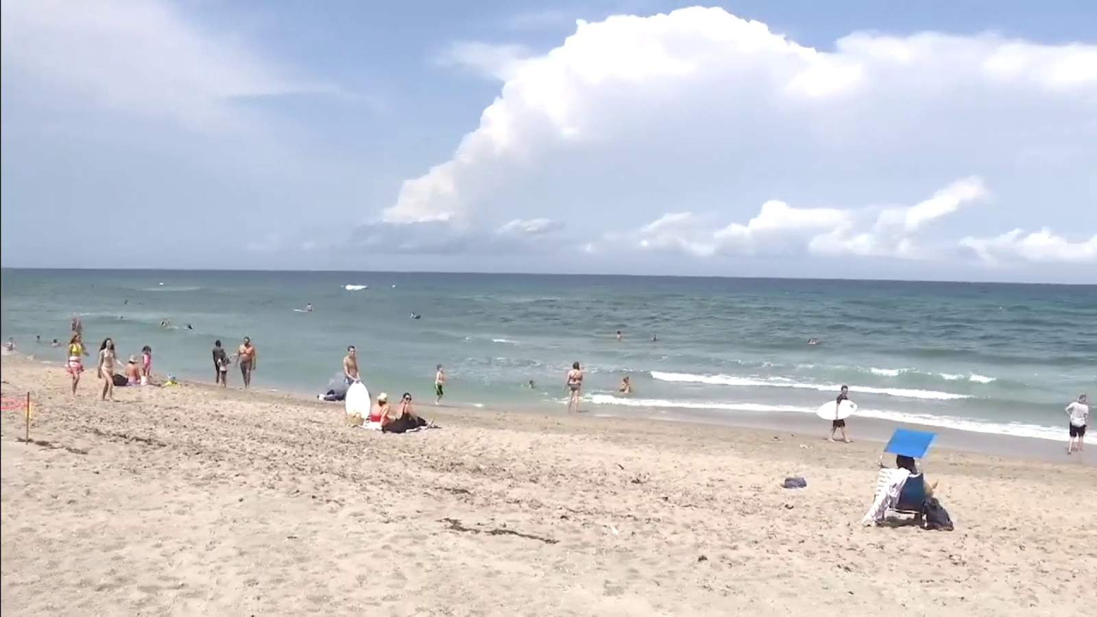 Boca Raton and Delray beaches give South Floridians a chance to return to the sand and surf