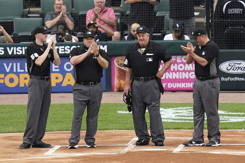 Joe West breaks umpiring record with 5,376th game