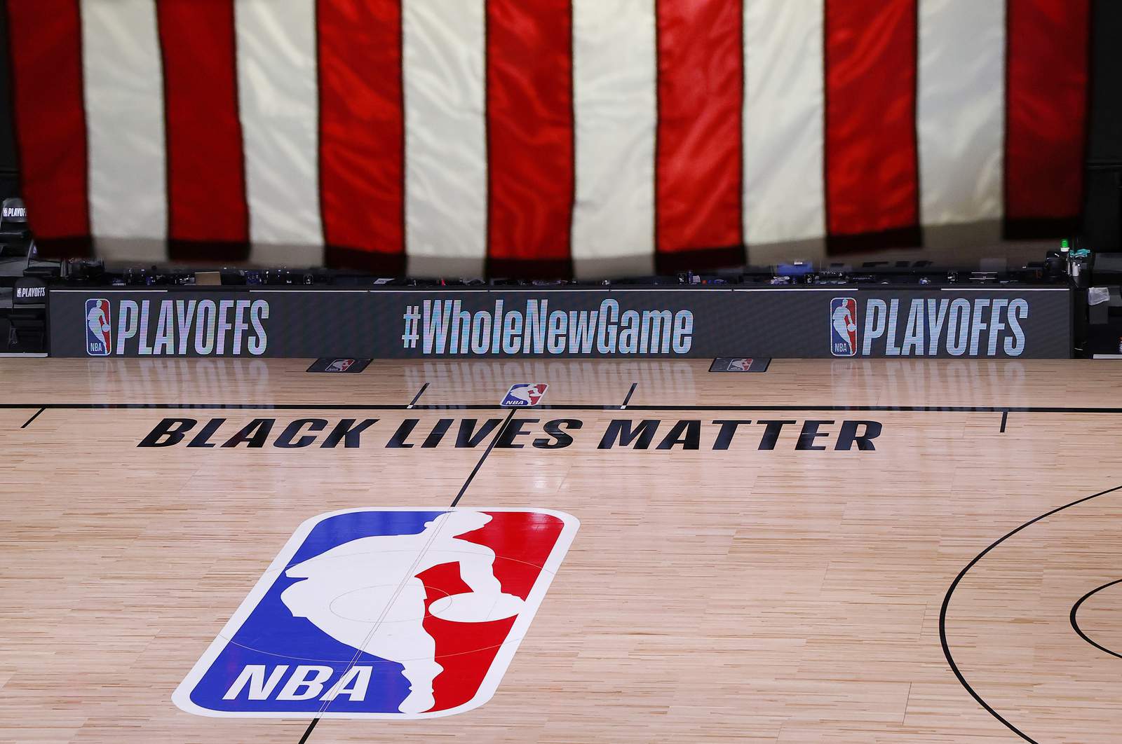 A 2nd day of NBA playoff games halted over racial injustice