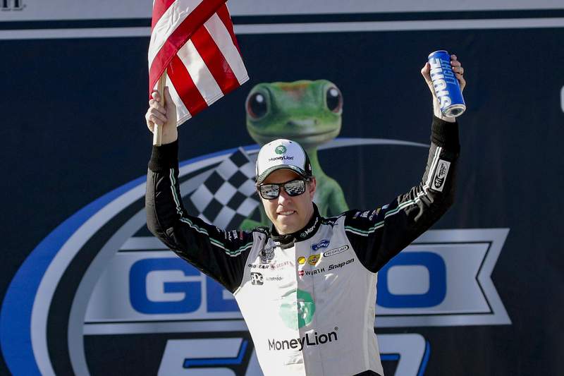 Keselowski claims 6th win at Talladega with overtime pass