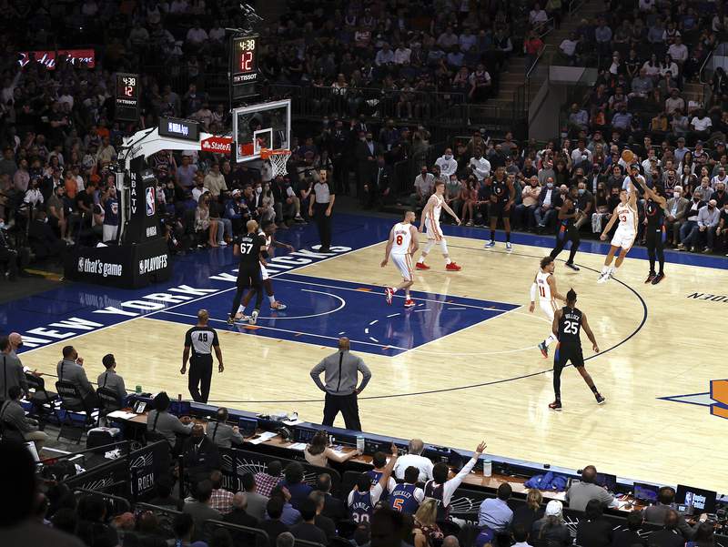 The Latest: Knicks tickets to go only to fully vaccinated