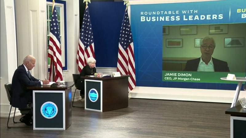 Biden hosts meeting with business leaders on addressing debt limit