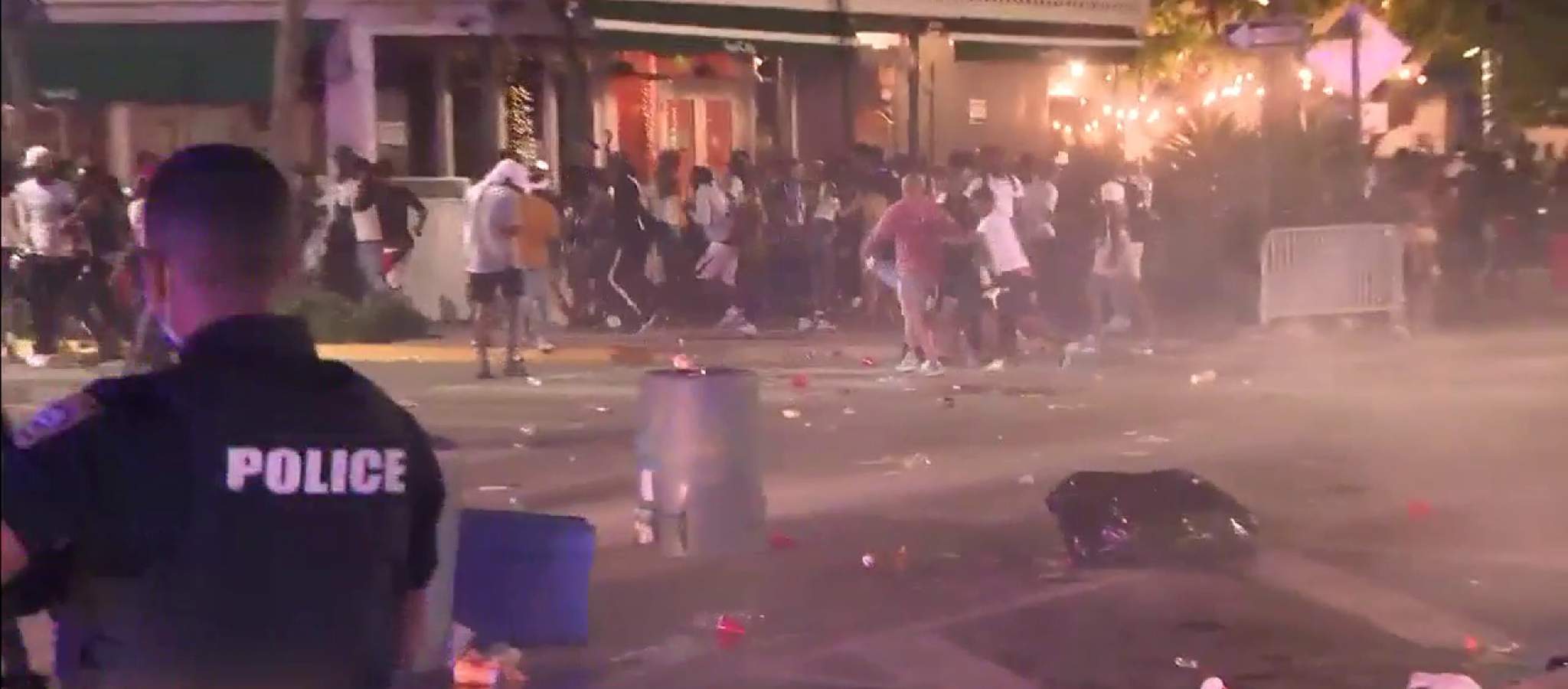 Pepper balls used on Spring Break partygoers along South Beach after new curfew passes with little response