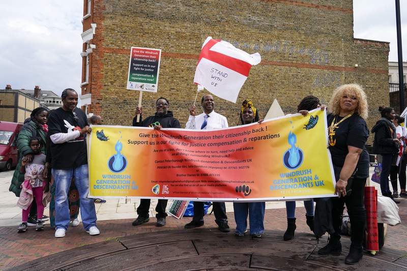 UK Windrush victims demand compensation on Emancipation Day