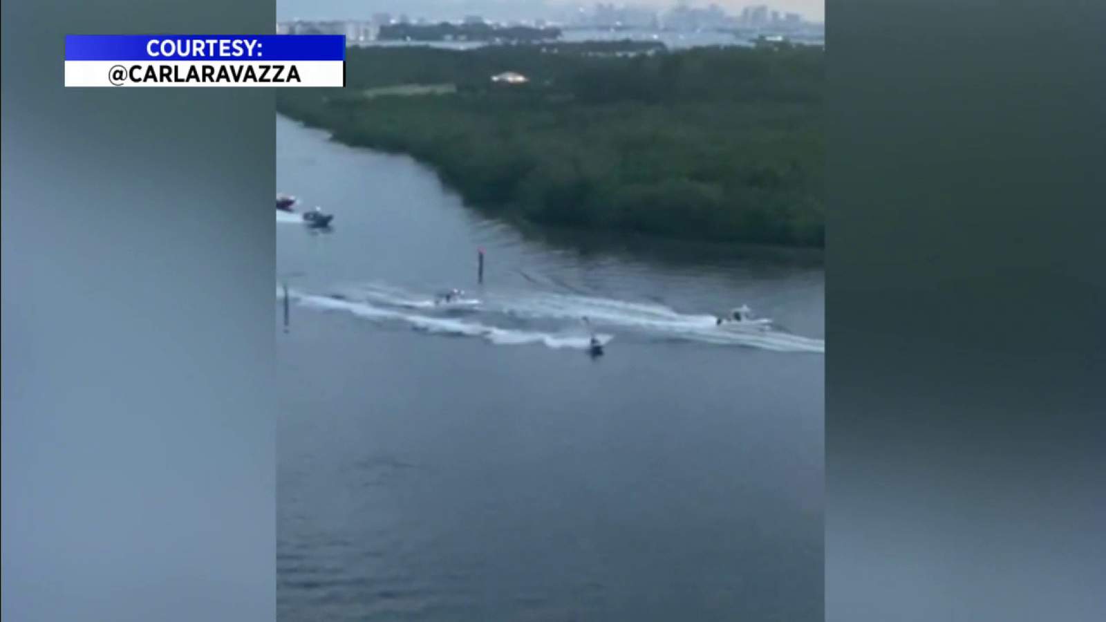 Caught on Camera: Man on personal watercraft leads FWC officers on chase