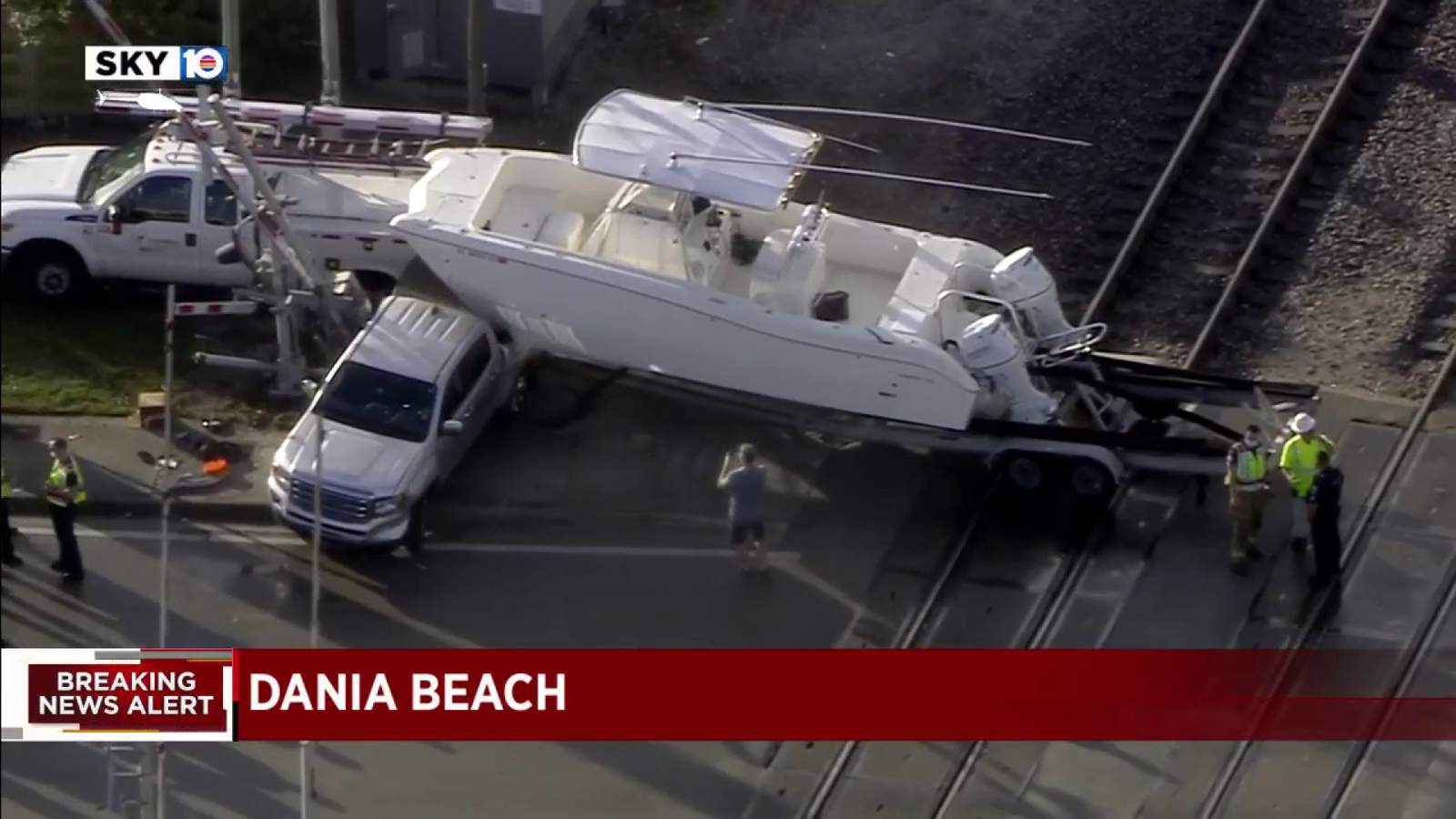 Tri-Rail reopens track after boat halued by truck hit gate