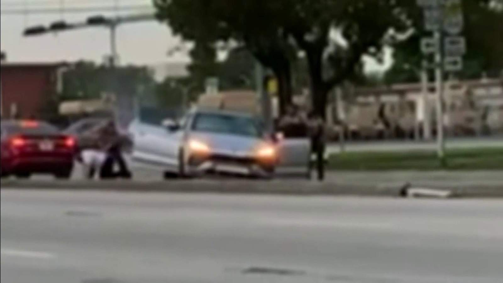 Lamborghini SUV crashes in Northwest Miami Dade after hitting pedestrian several blocks away
