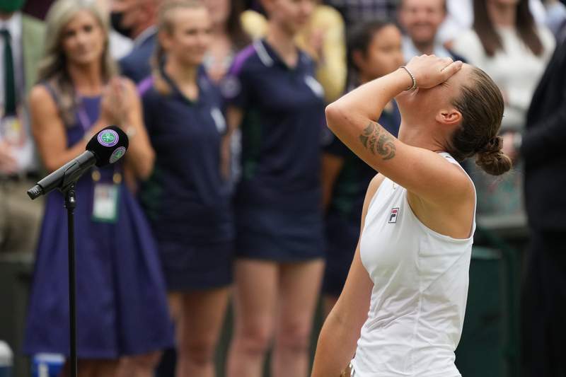 Pliskova proud of effort to make Wimbledon final competitive