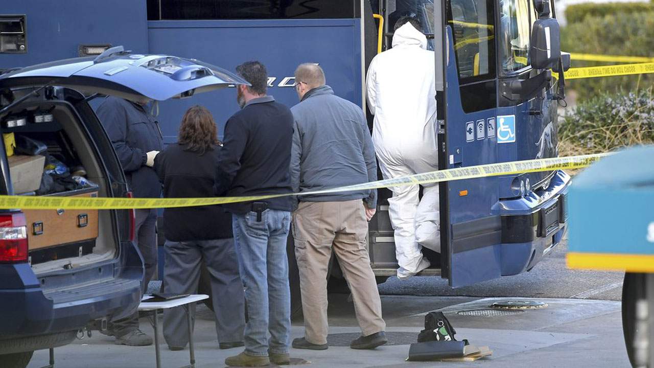 1 dead, 5 wounded in shooting on Greyhound bus in California