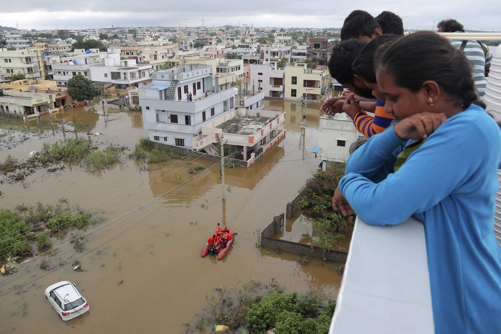 Al menos 15 muertes por inundaciones en el sur de India