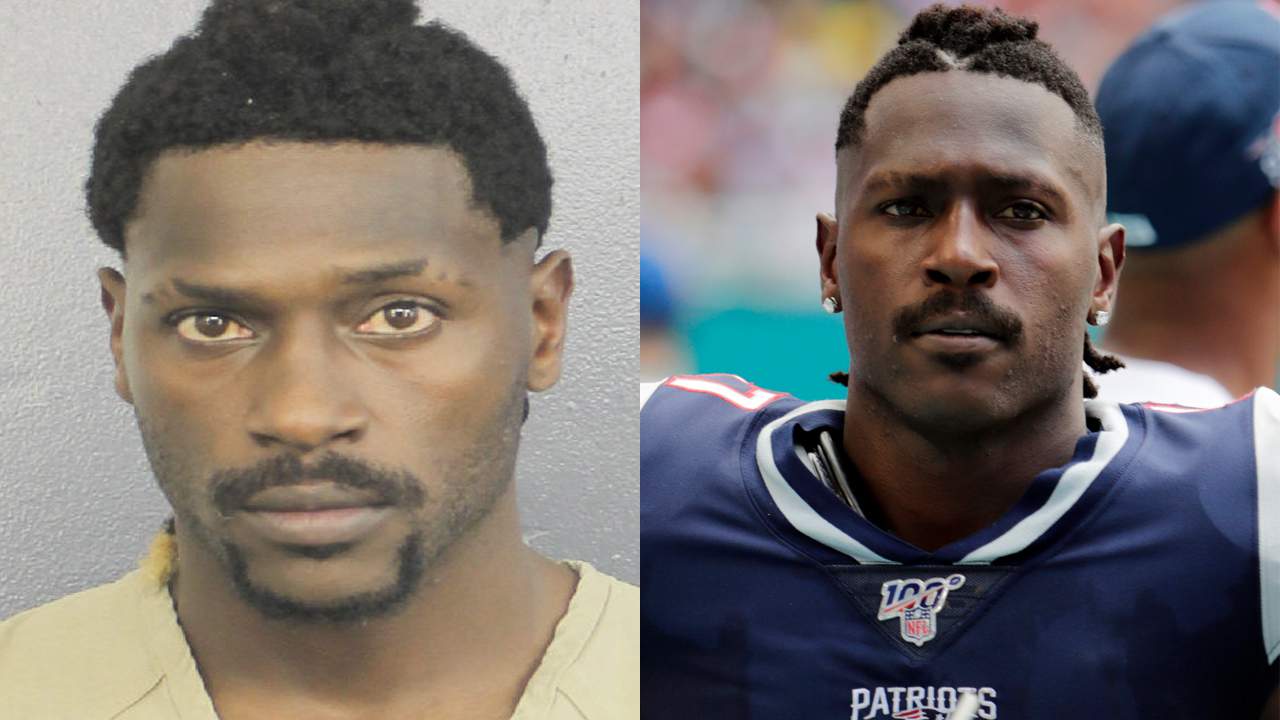 Antonio Brown surrenders to police