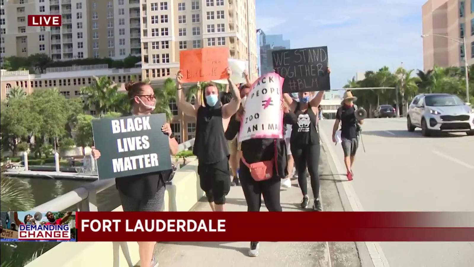 Group of attorneys holds Black Lives Matter march in Fort Lauderdale