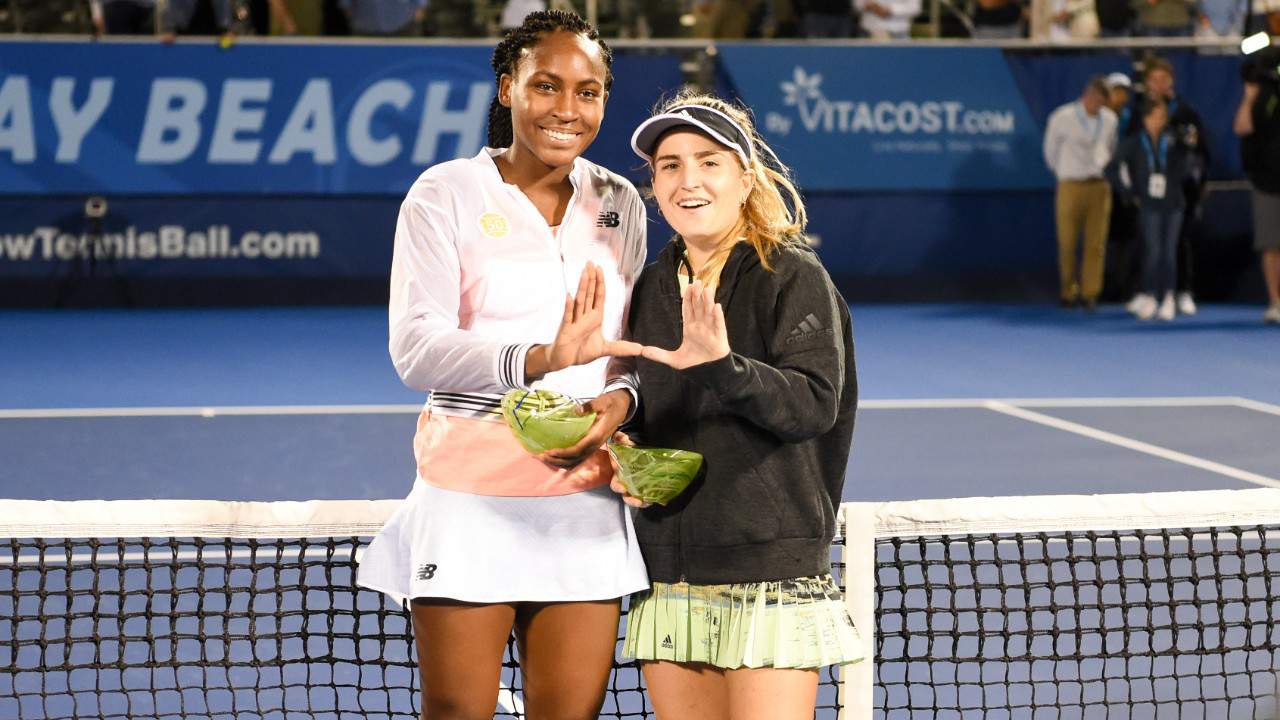 Coco Gauff defeats University of Miami national champion at Delray Beach Open