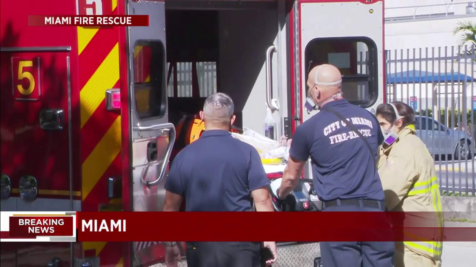 Miami Fire Rescue personnel rescues woman at Metrorail station