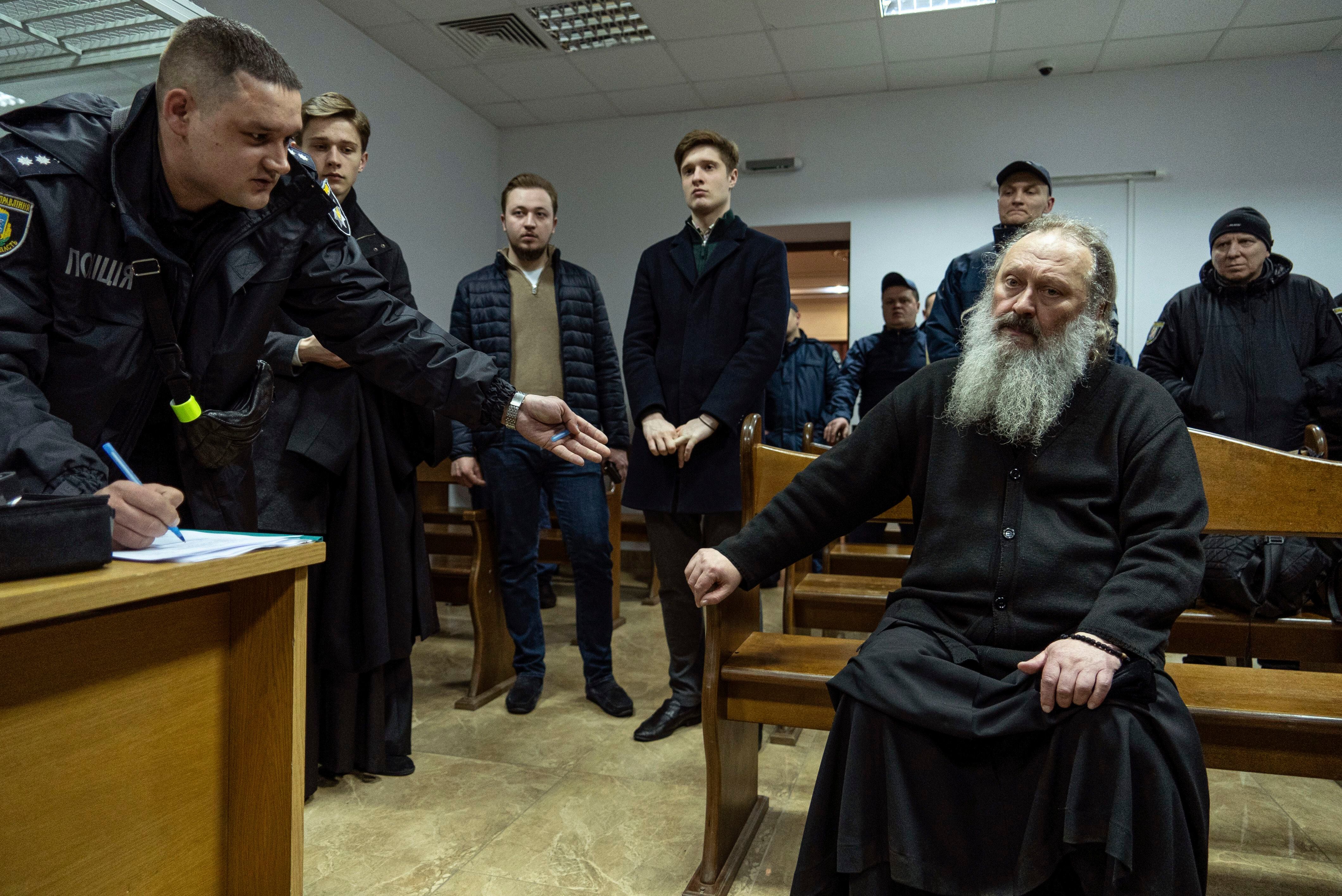 Ukrainian court puts an Orthodox leader under house arrest