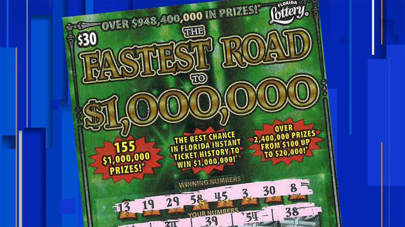 Florida visitor wins $1 million lottery prize after missing flight home