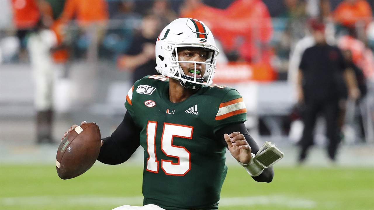 Hurricanes QB Jarren Williams enters transfer portal, report claims