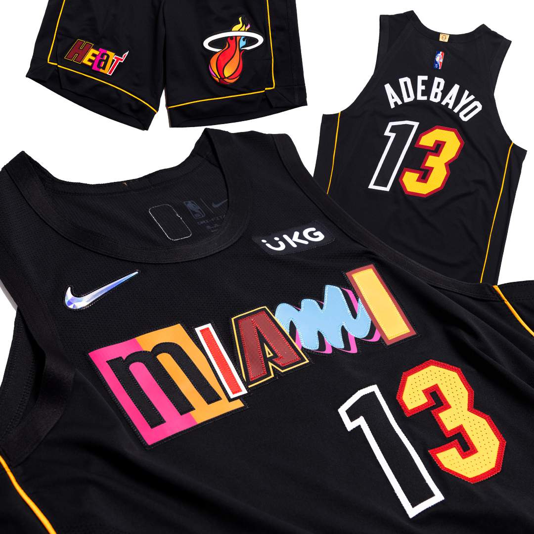 'Miami Mashup' Miami Heat jersey.