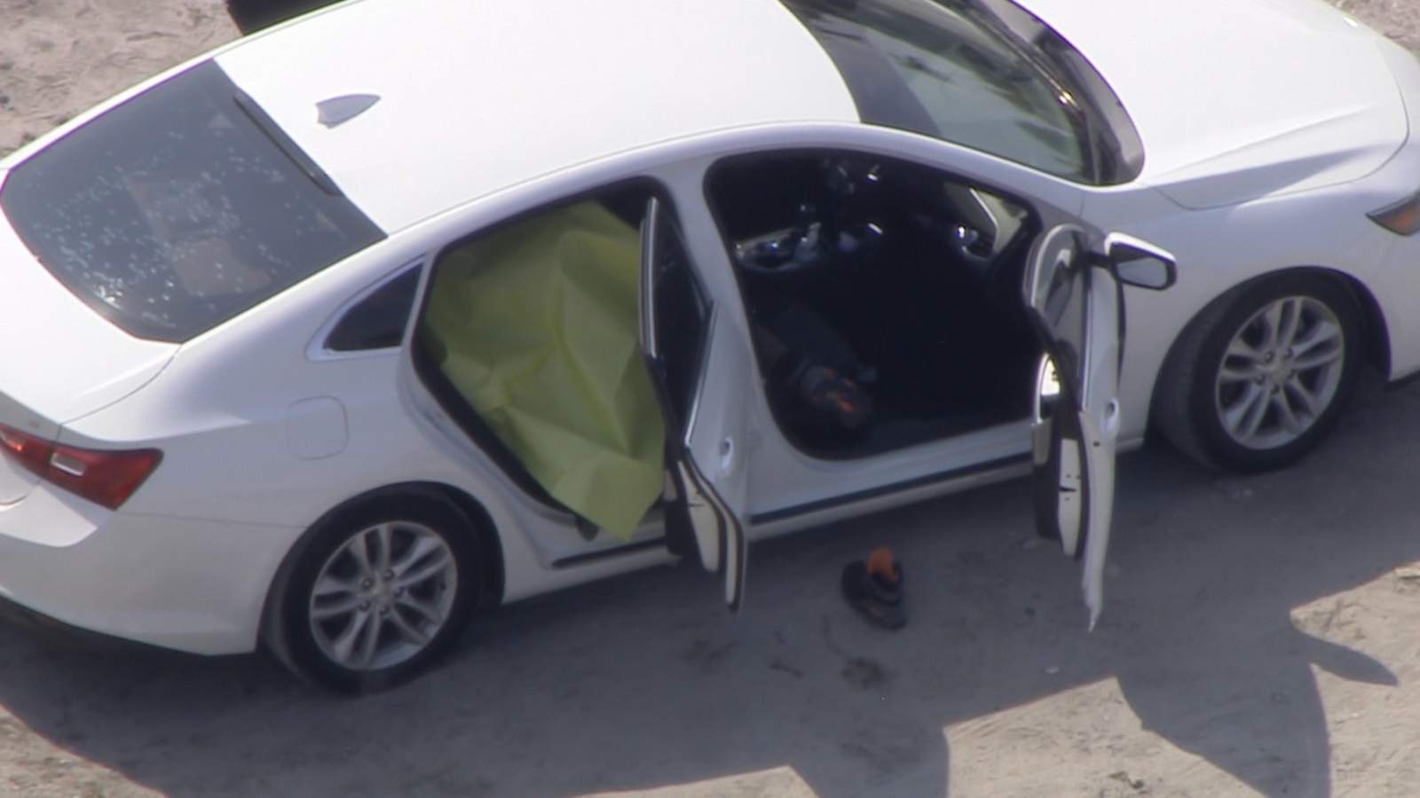 Officers found a person dead inside a car on Friday in Miami Gardens.