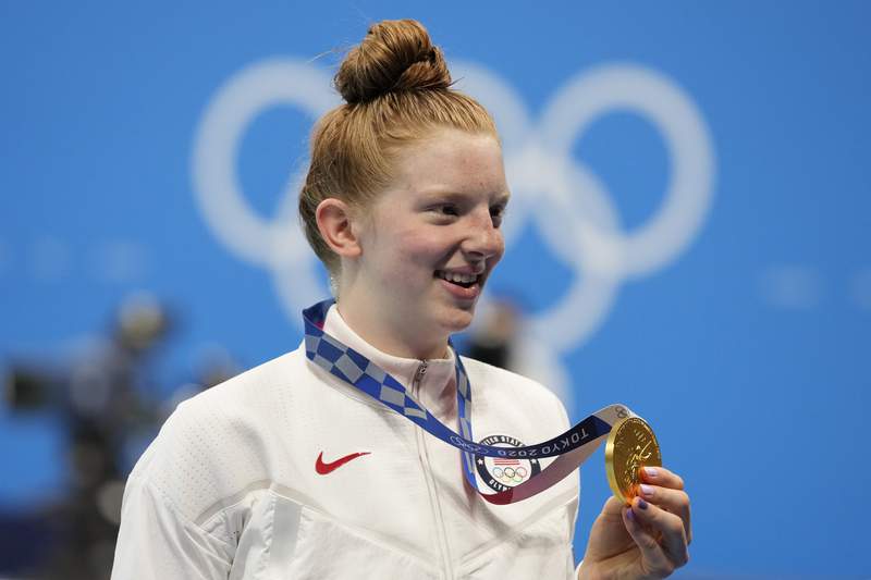 Doing It For The A: Alaska's first Olympic swimmer wins gold