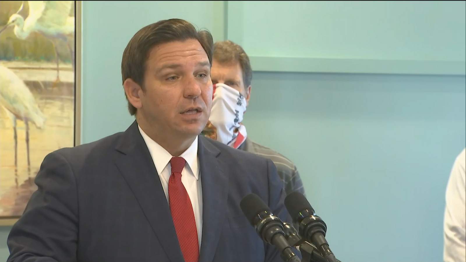 WATCH: Gov. Ron DeSantis holds news conference at The Villages