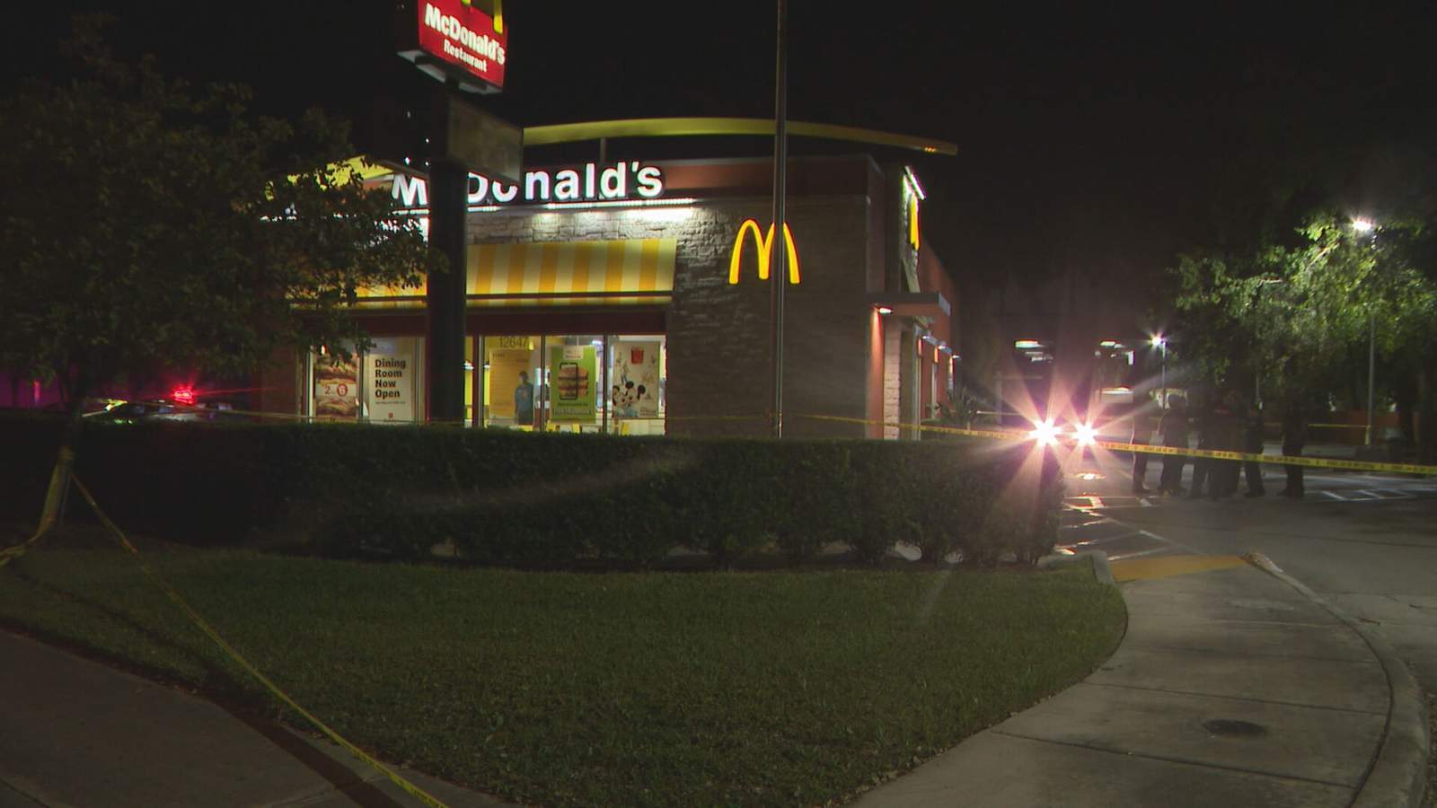 Police in Miami-Dade are investigating a shooting that happened outside a Pinecrest McDonald's.