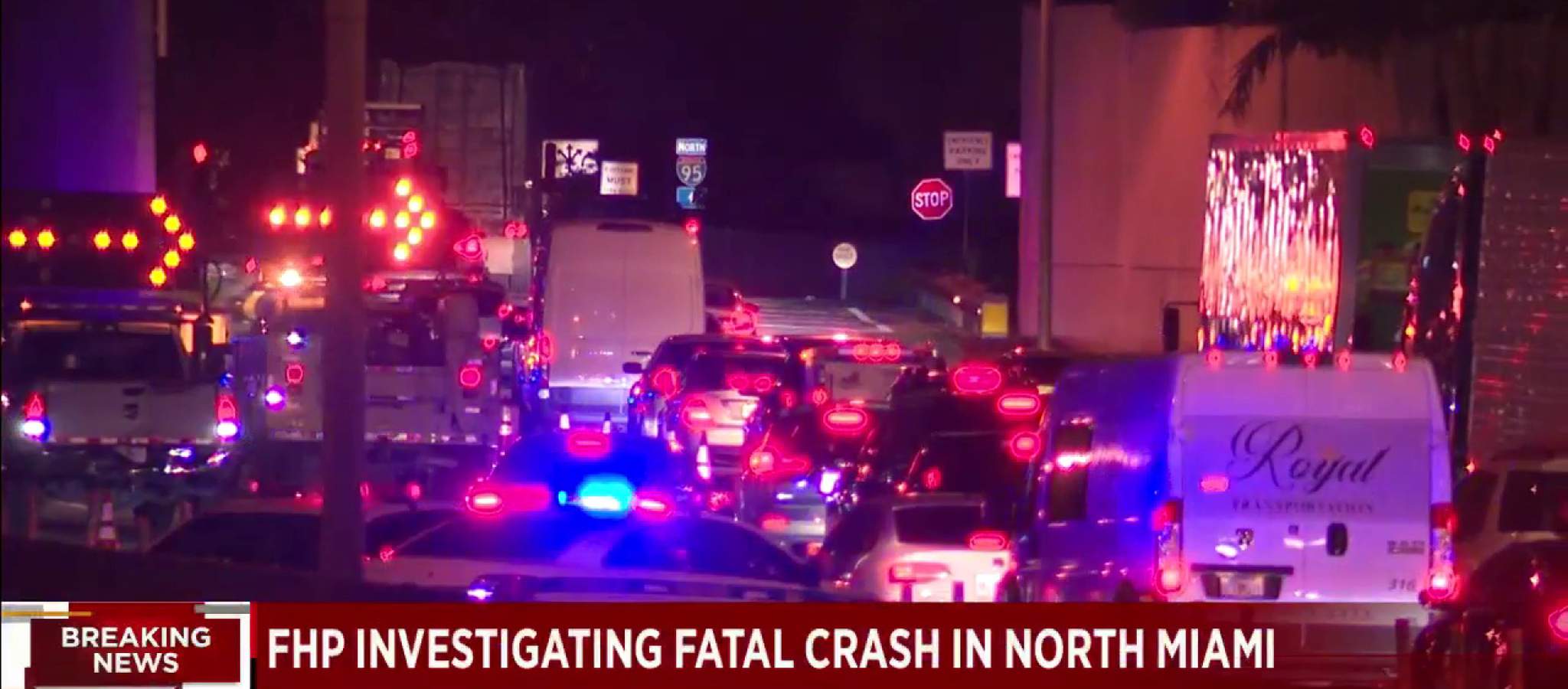FHP: Man walking on I-95 hit by car, killed