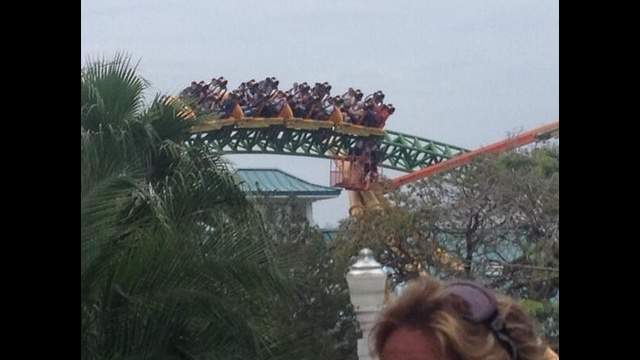 Riders Rescued From Busch Gardens Roller Coaster