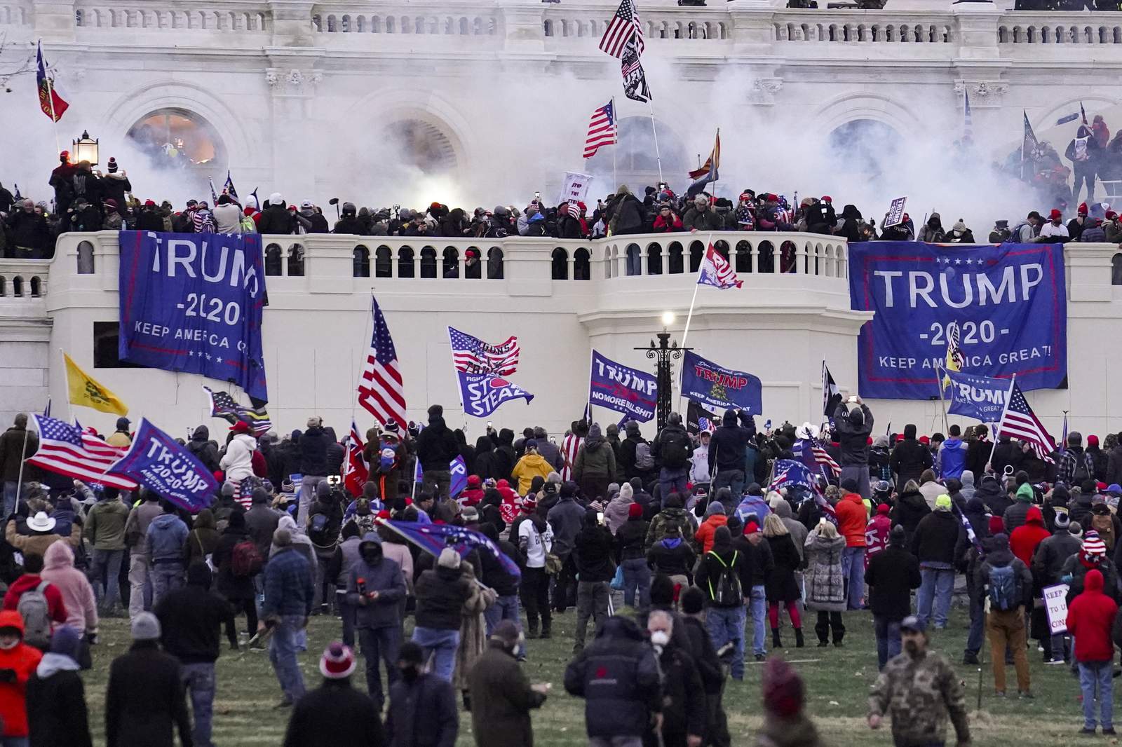 Coworkers: Man charged in Capitol riot had a Hitler mustache