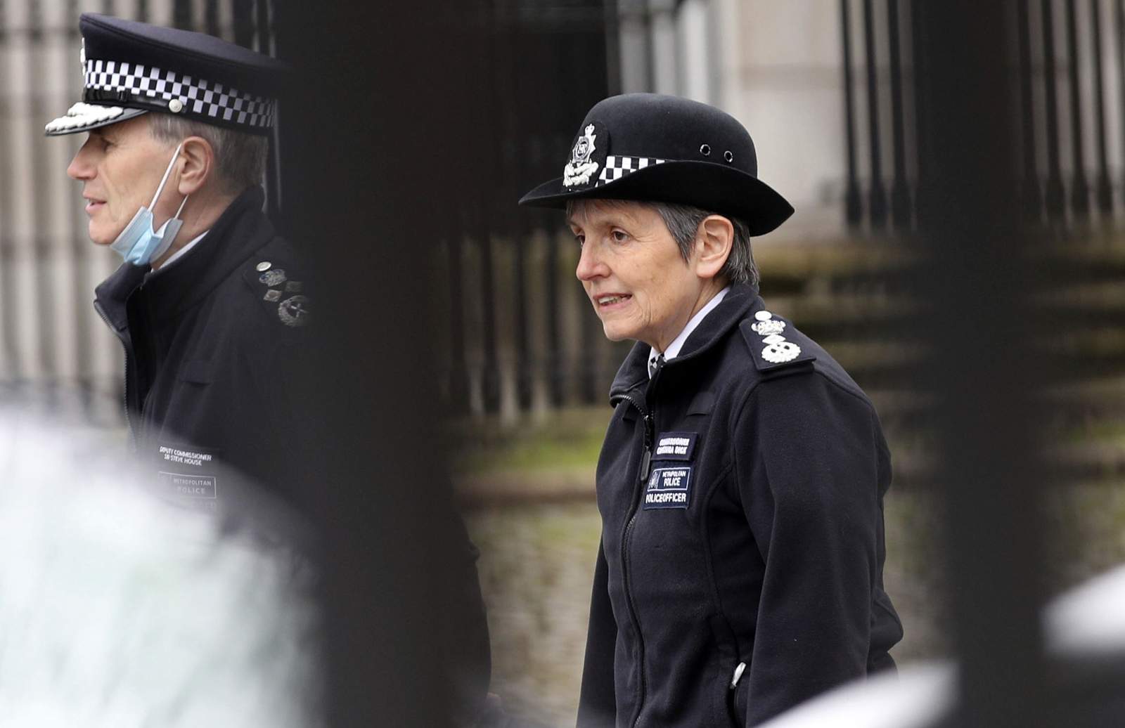 London police chief says she won't quit after vigil clashes
