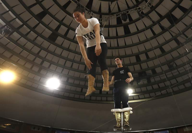 Hungarian traveling circus stays fit for post-COVID opening