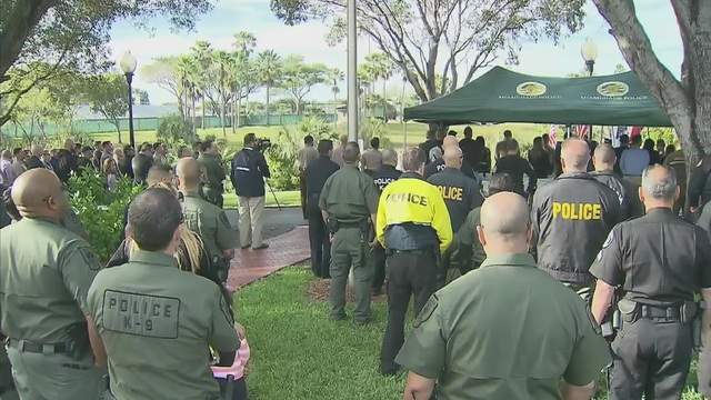 Police salute fallen K-9s in Miami-Dade County