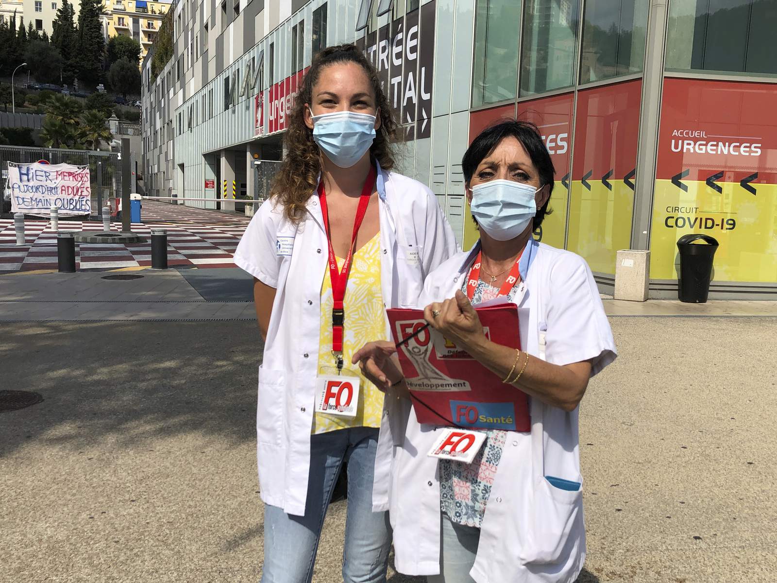 For health workers, the pandemic Tour de France is a big ask