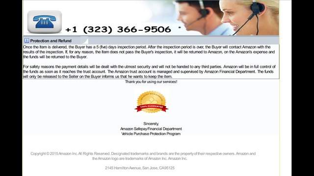 Consumer Alert Amazon Online Car Scam