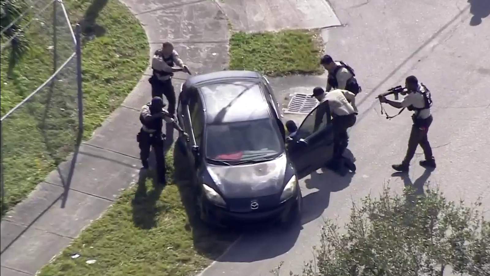 WATCH: High-speed chase in South Florida ends with carjacking suspect in custody