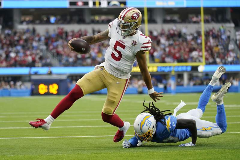 Lance throws 2 TDs passes as 49ers rally to beat Chargers
