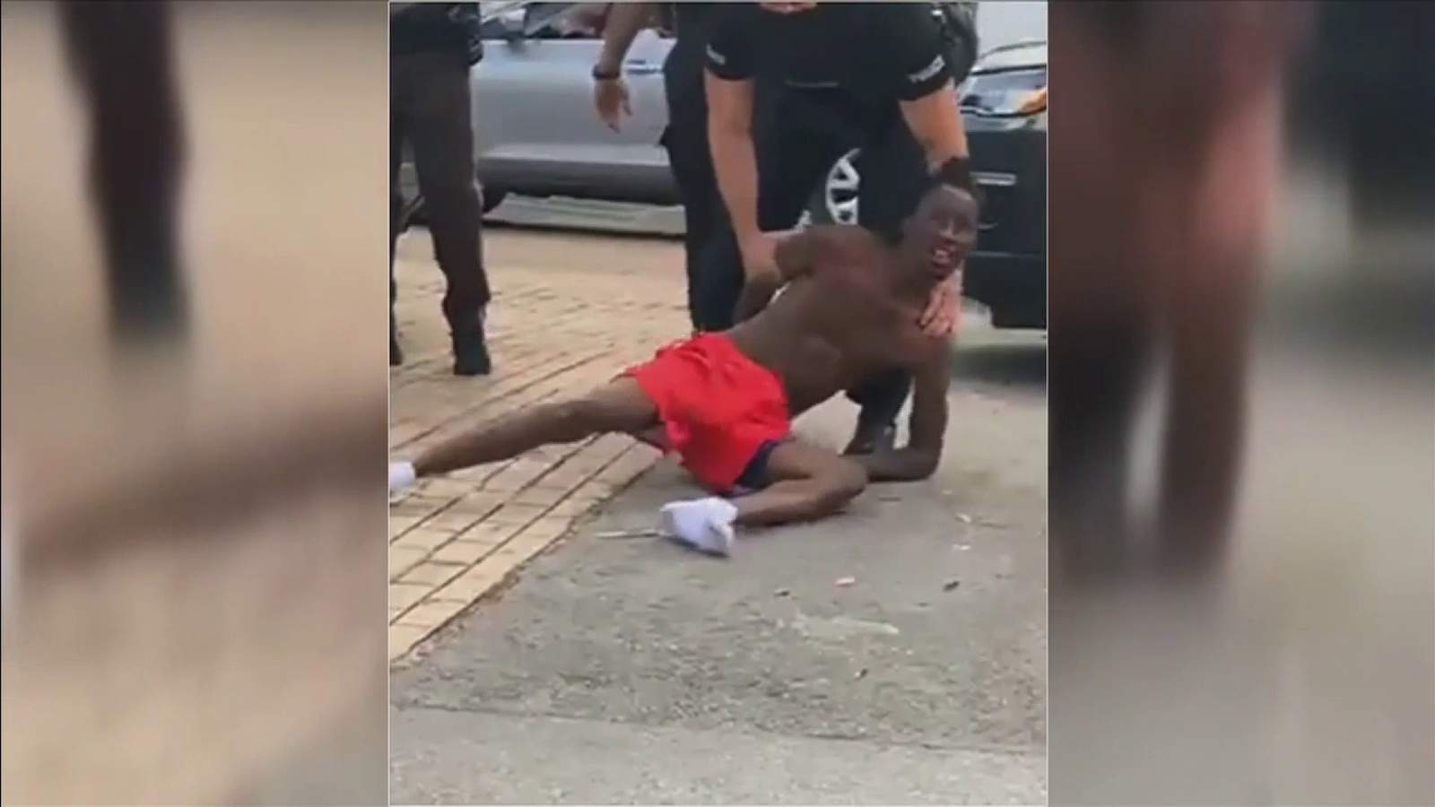 Video captures what appears to be Miami police punching, kicking man