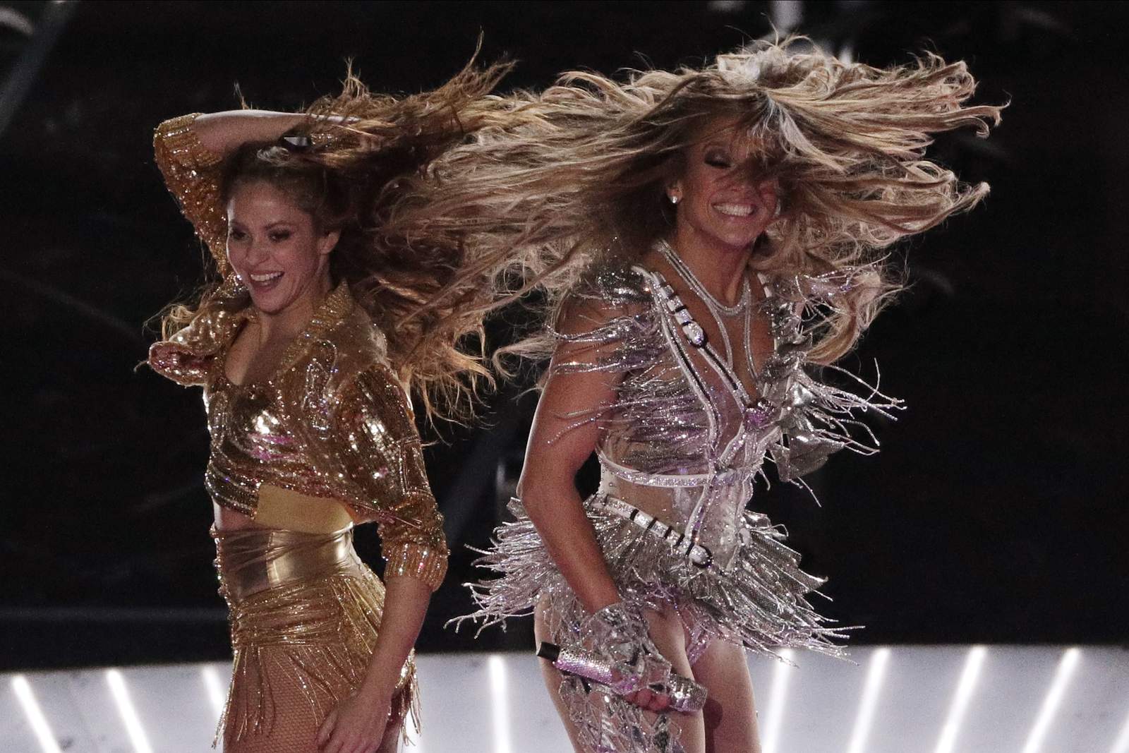 Lopez, Shakira in joyful, exuberant halftime show during Super Bowl LIV