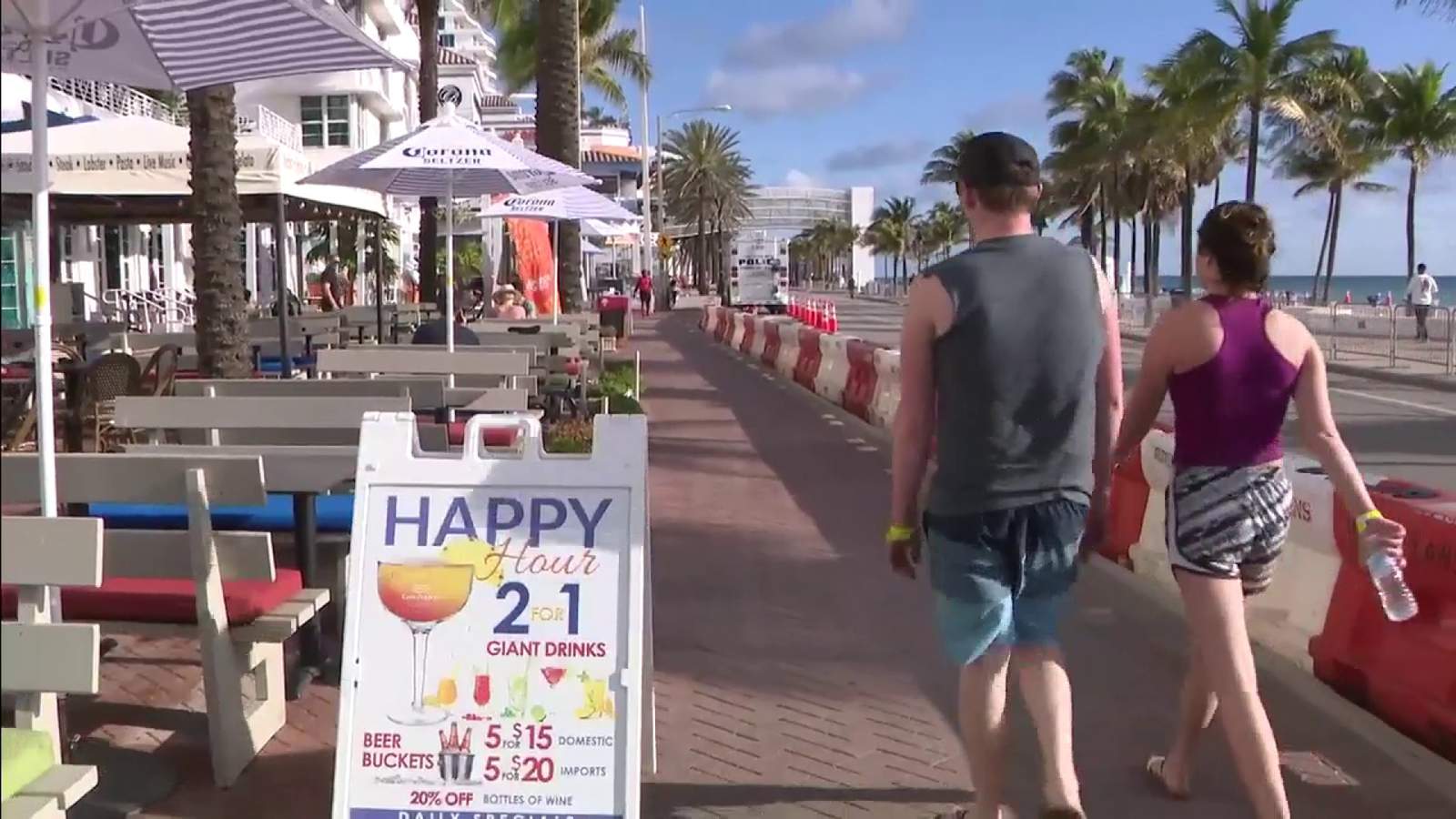 Police in Fort Lauderdale out to enforce safety guidelines during Spring Break