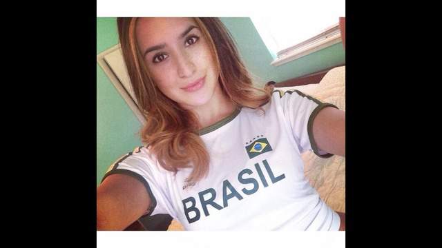 FIFA World Cup fans of Brazil share game day selfie