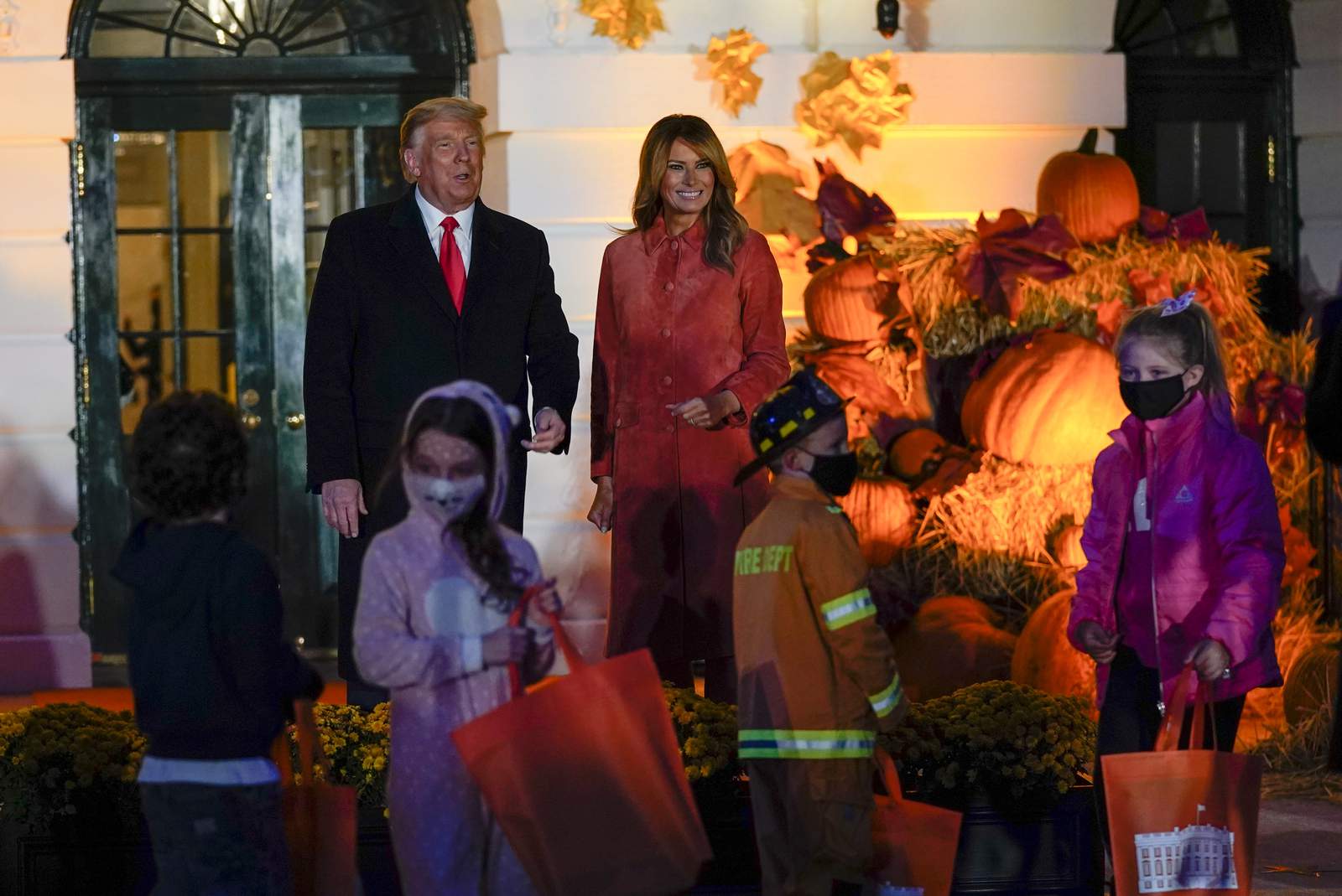 Halloween goes on at the White House with a few twists