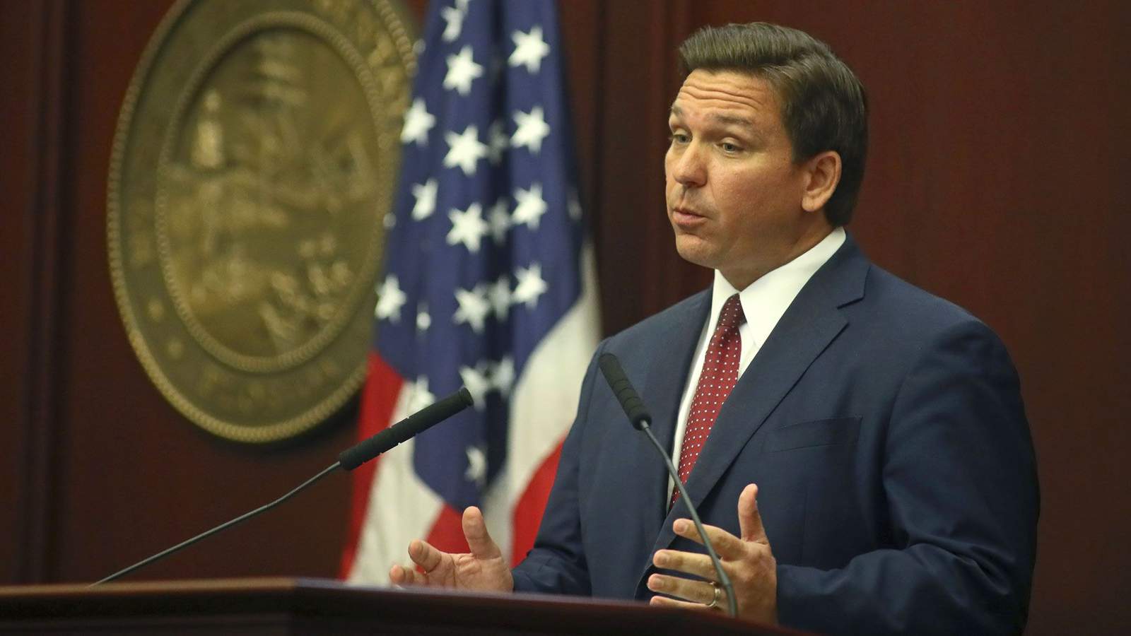 WATCH LIVE: Gov. Ron DeSantis makes appearance in Winter Haven