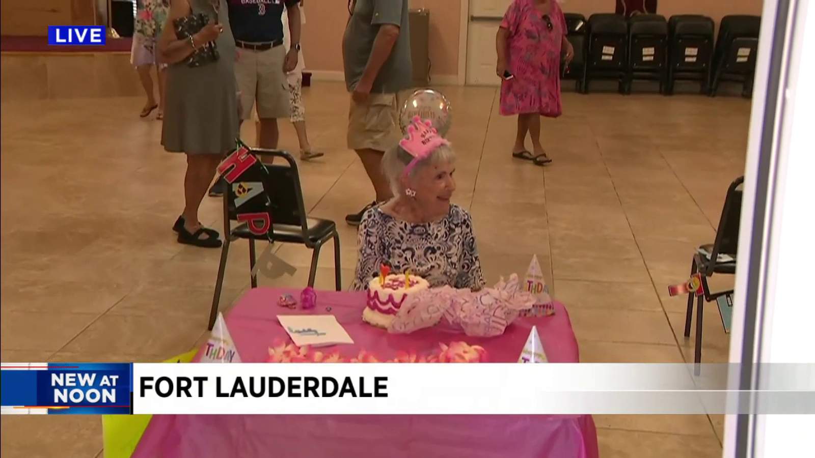Lucy celebrates 107th birthday in Fort Lauderdale